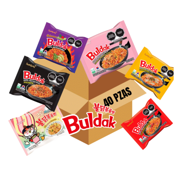 Caja Ramen Buldak Surtida 40 PZAS